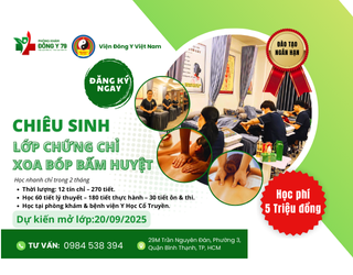 🌿 Tuyển Sinh Khóa Học Đào Tạo Xoa Bóp Bấm Huyệt Chuyên Nghiệp