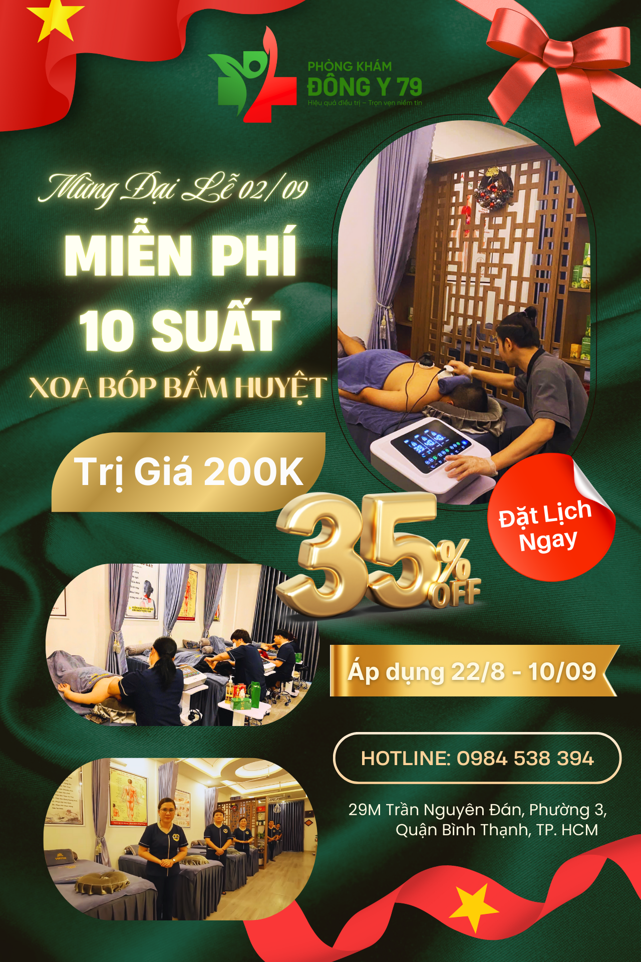 mừng đại lễ 2-9 phòng khám đông y